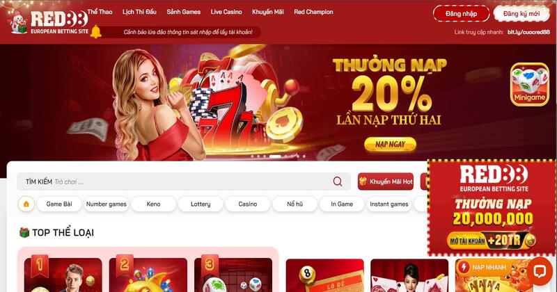 Giới thiệu sơ lược về nhà cái uy tín Red88