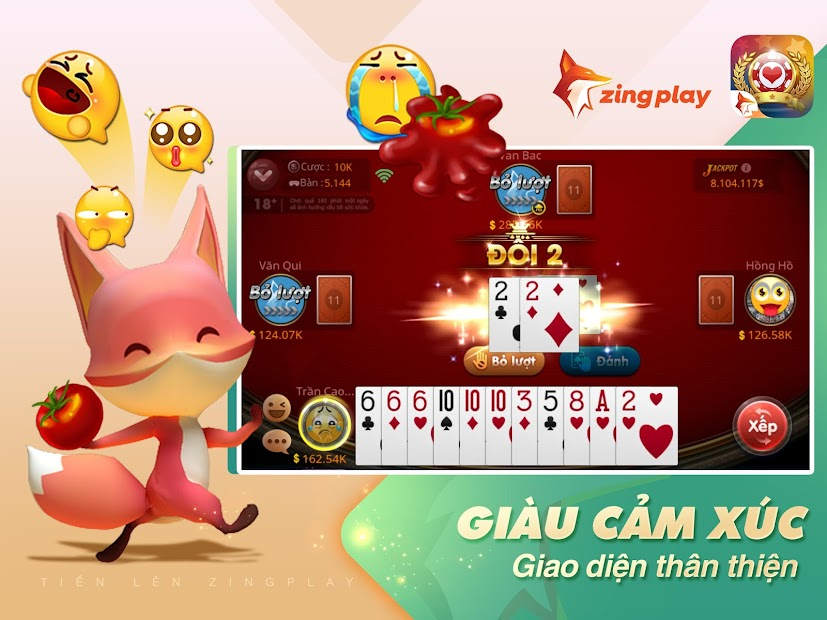 Một vài game đánh bài Zingplay tại Red88